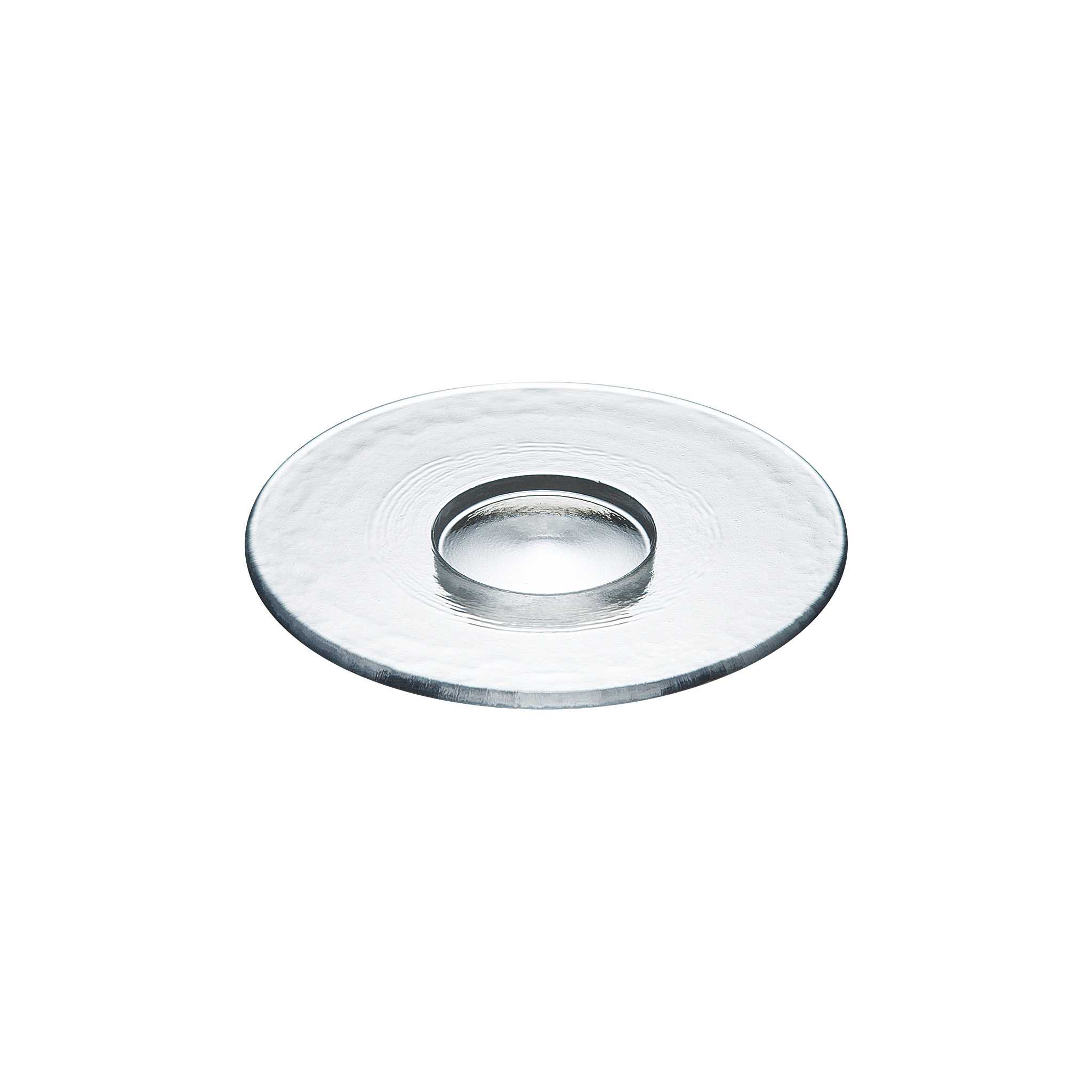 SGHR  Ripple plate: round plate Clear