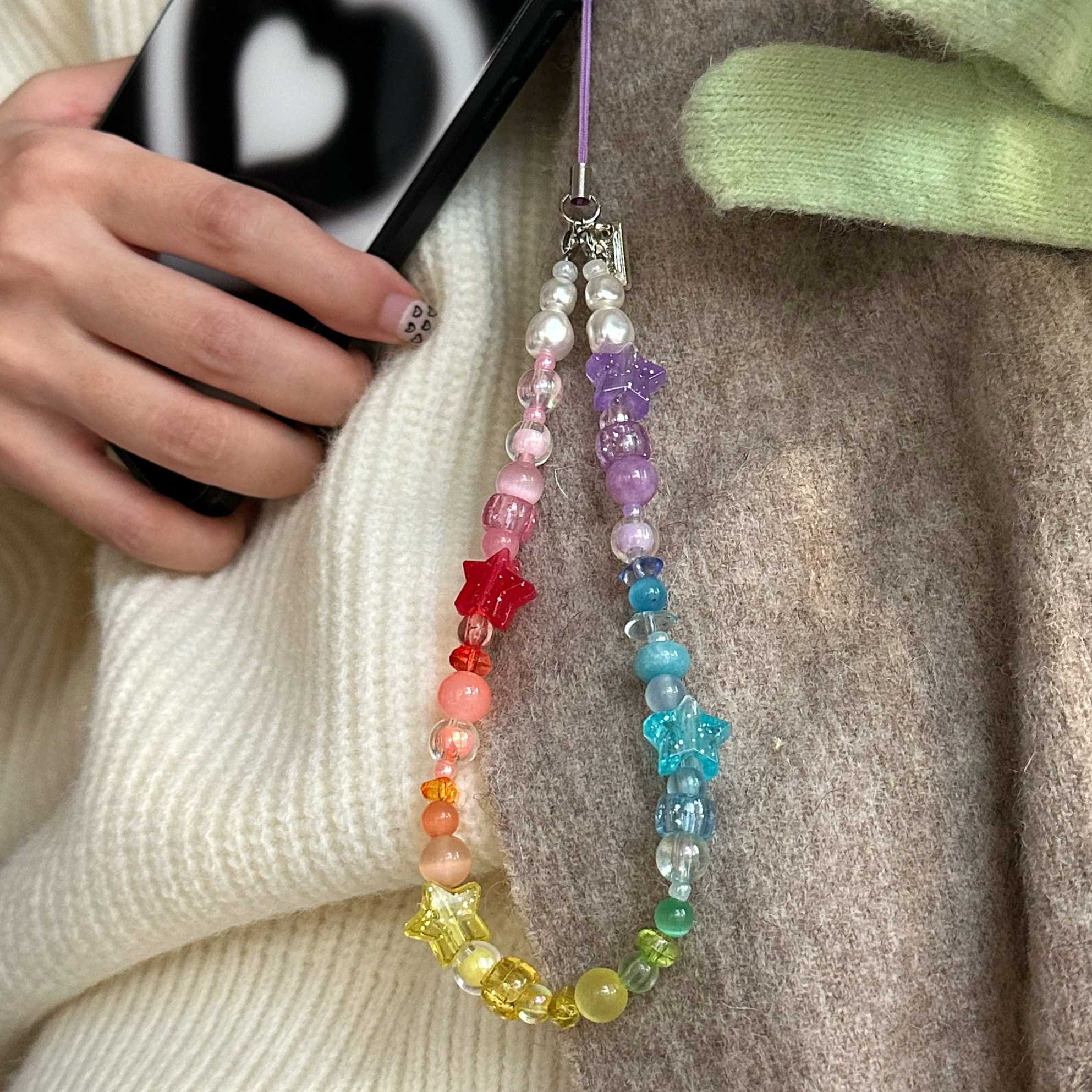 RAINBOW CANDY PHONE STRAP