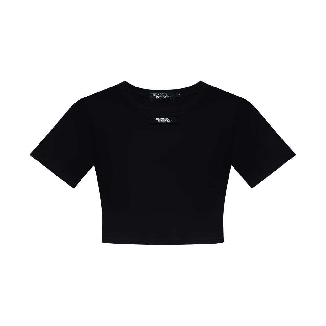 CLARA CROP TOP - BLACK