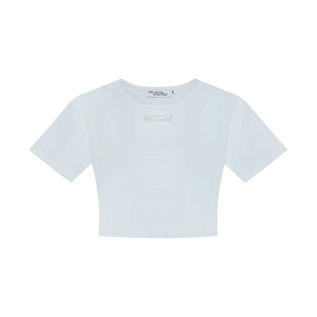 CLARA CROP TOP - LIGHT GREY