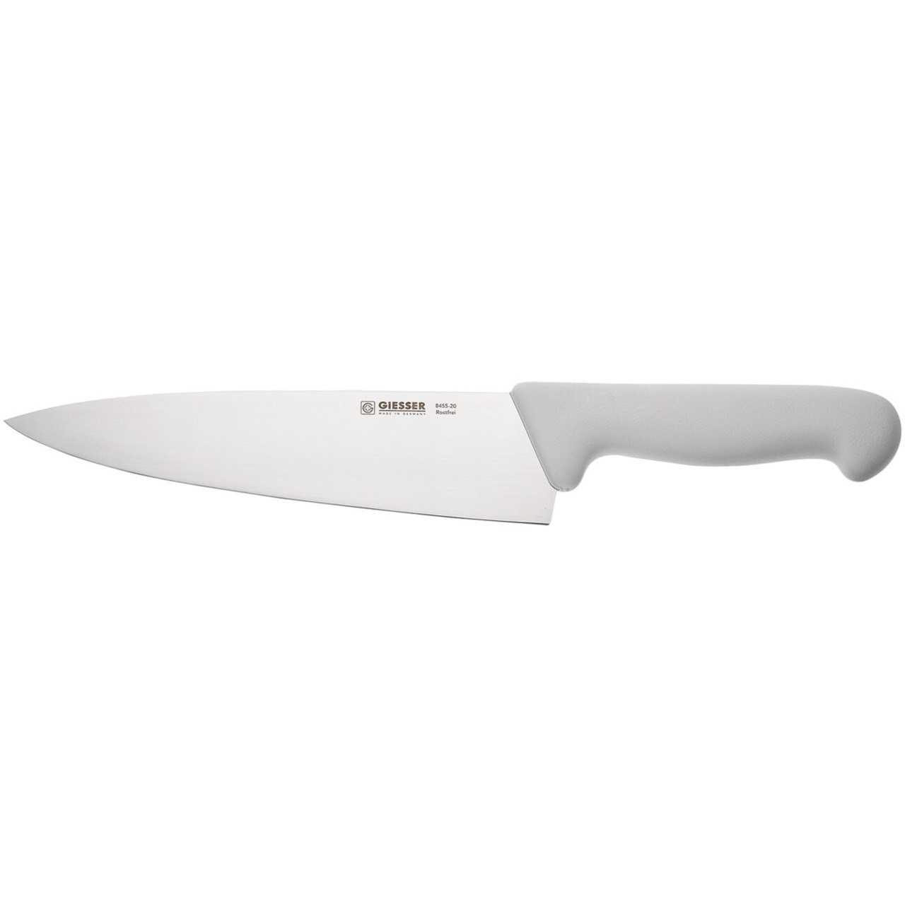 182613 GIESSER COOKS KNIFE WHITE HANDLE 26 CM