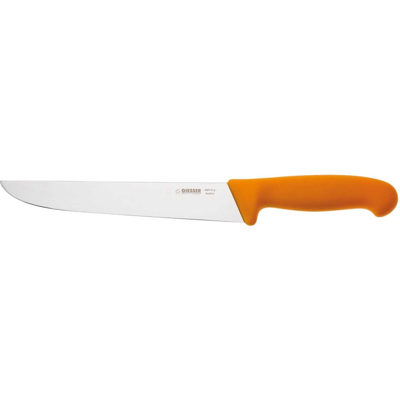 182541 GIESSER SLICER YELLOW HANDLE 24 CM