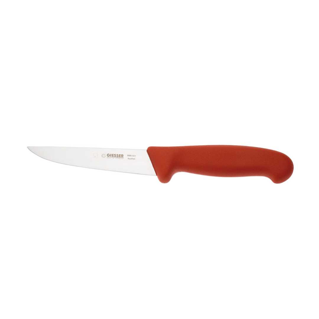 182434 GIESSER STICKING KNIFE RED HANDLE 13 CM