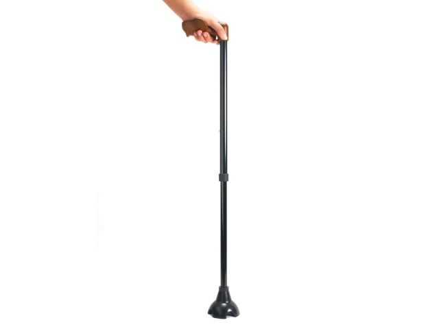 ไม้เท้า Merry Sticks รุ่น Ergonomic รับสรีระของอุ้งมือ ตั้งยืนได้เอง _สีดำ__มือซ้าย