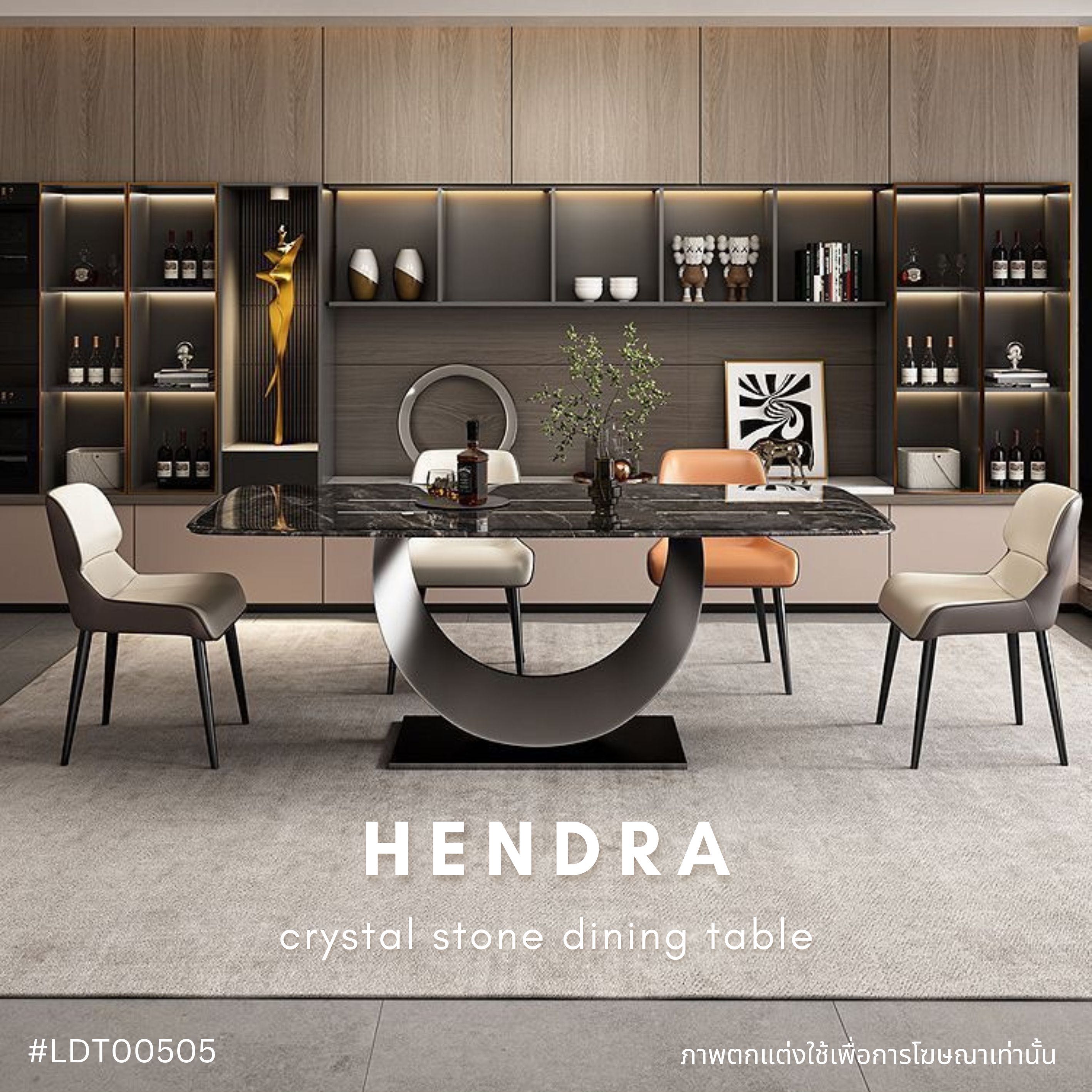 HENDRA crystal stone dining table  