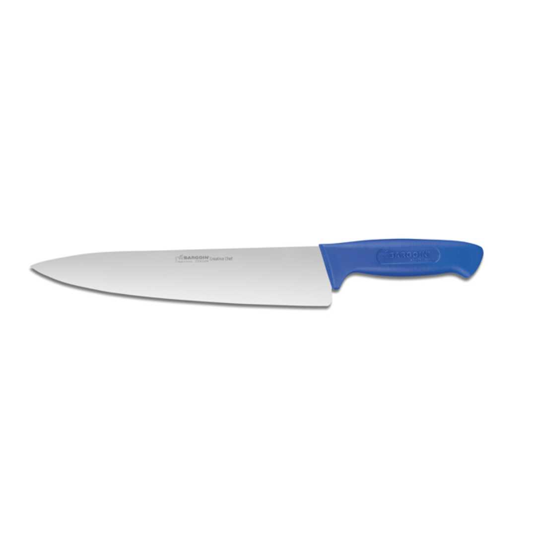 182313 GIESSER COOKS KNIFE BLUE HANDLE 26 CM
