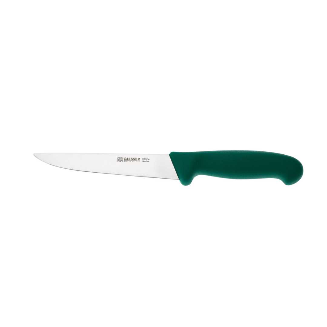 182236 GIESSER STICKING KNIFE GREEN HANDLE 18 CM