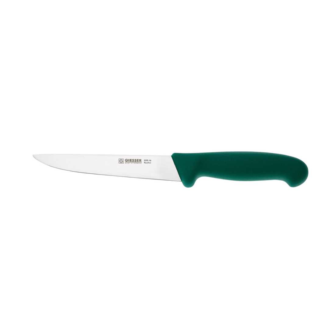 182235 GIESSER STICKING KNIFE GREEN HANDLE 16 CM
