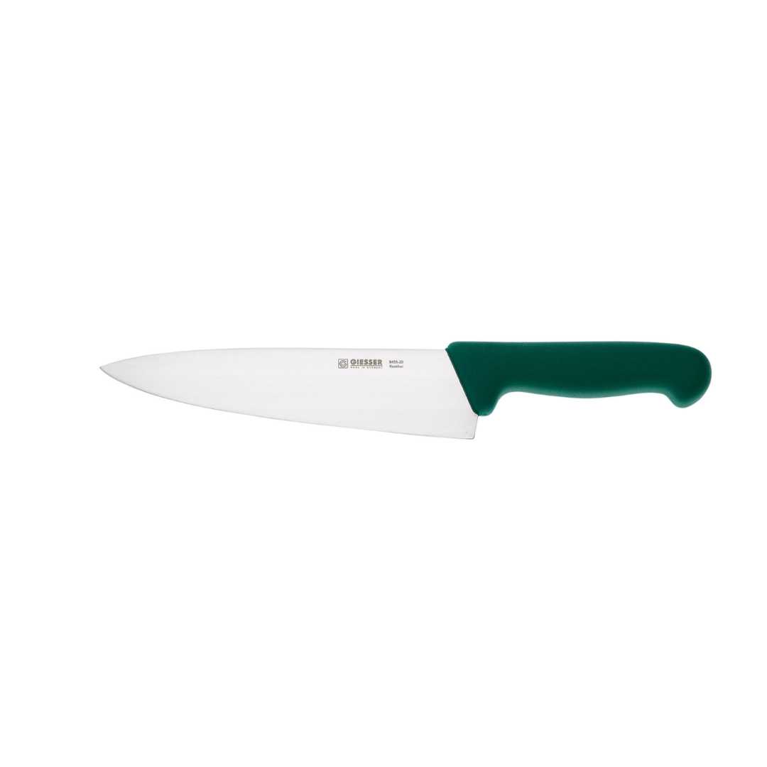 182213 GIESSER COOKS KNIFE GREEN 26 CM