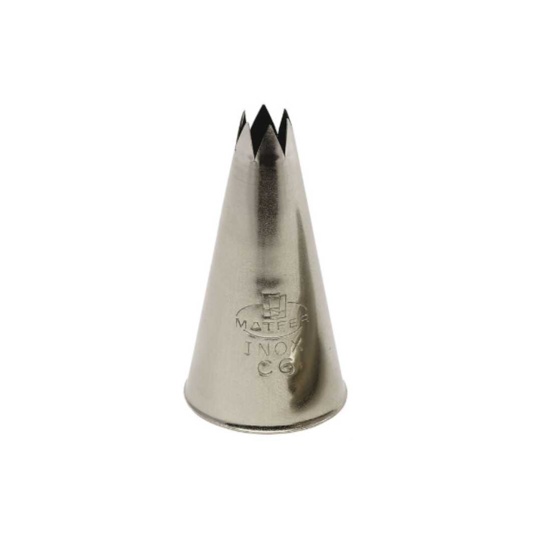 167754 SET OF 2 STAINLESS STEEL CLOSED STAR TIPS F7