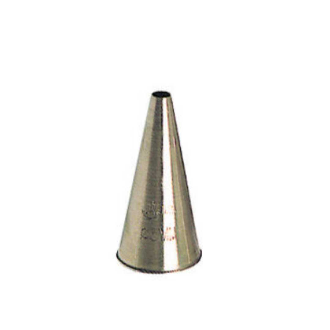 166500 BOX OF 12 STAINLESS STEEL ROUND PIPING TIPS 4-15 MM