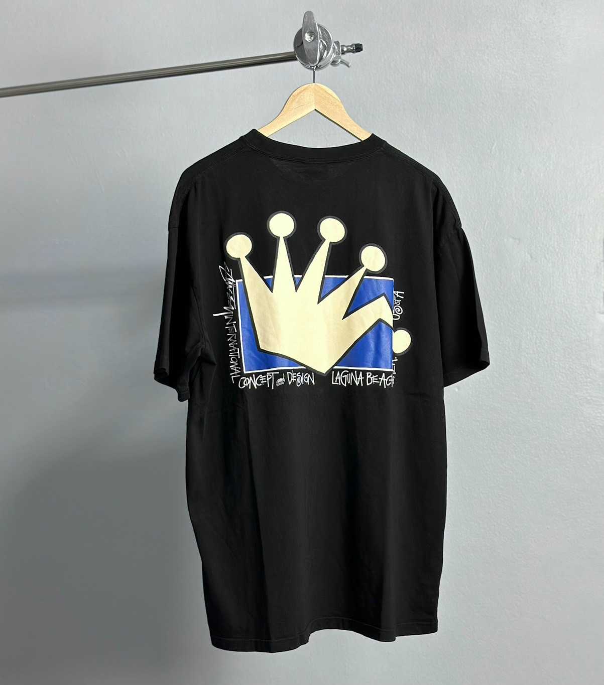 เสื้อยืด​ STUSSY Lb Crown 50 50 Ss Tee