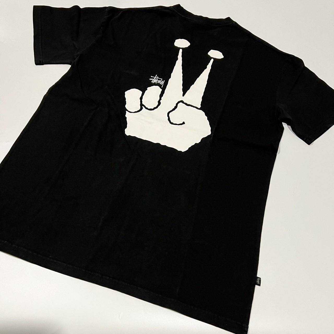 New STUSSY TEES BLACK