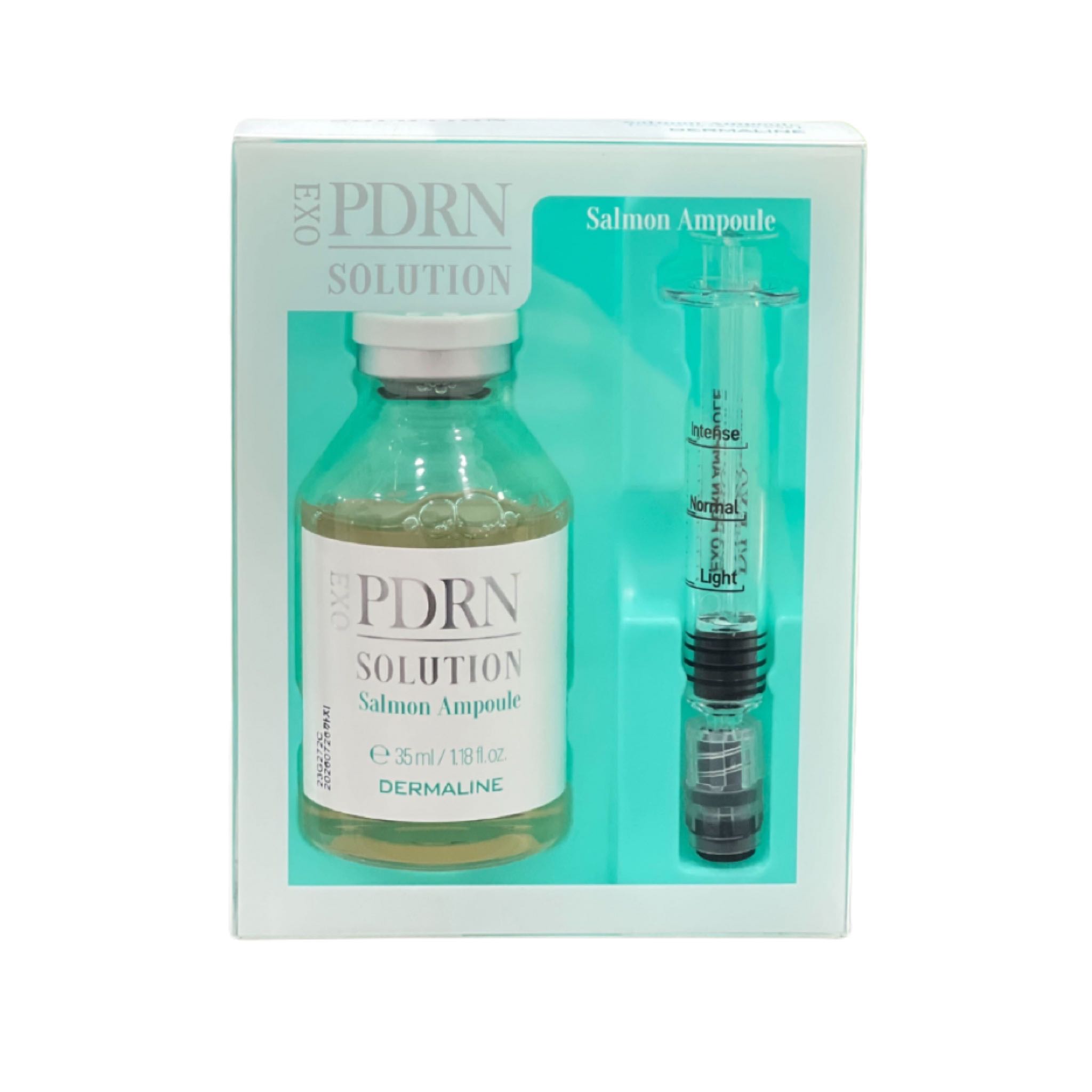 Dermaline PDRN EXO Solution Salmon Ampoule 35ml. (กล่องเขียว)