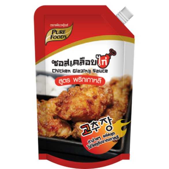 ซอสเคลือบไก่ สูตรพริกเกาหลี เพียวฟู้ดส์