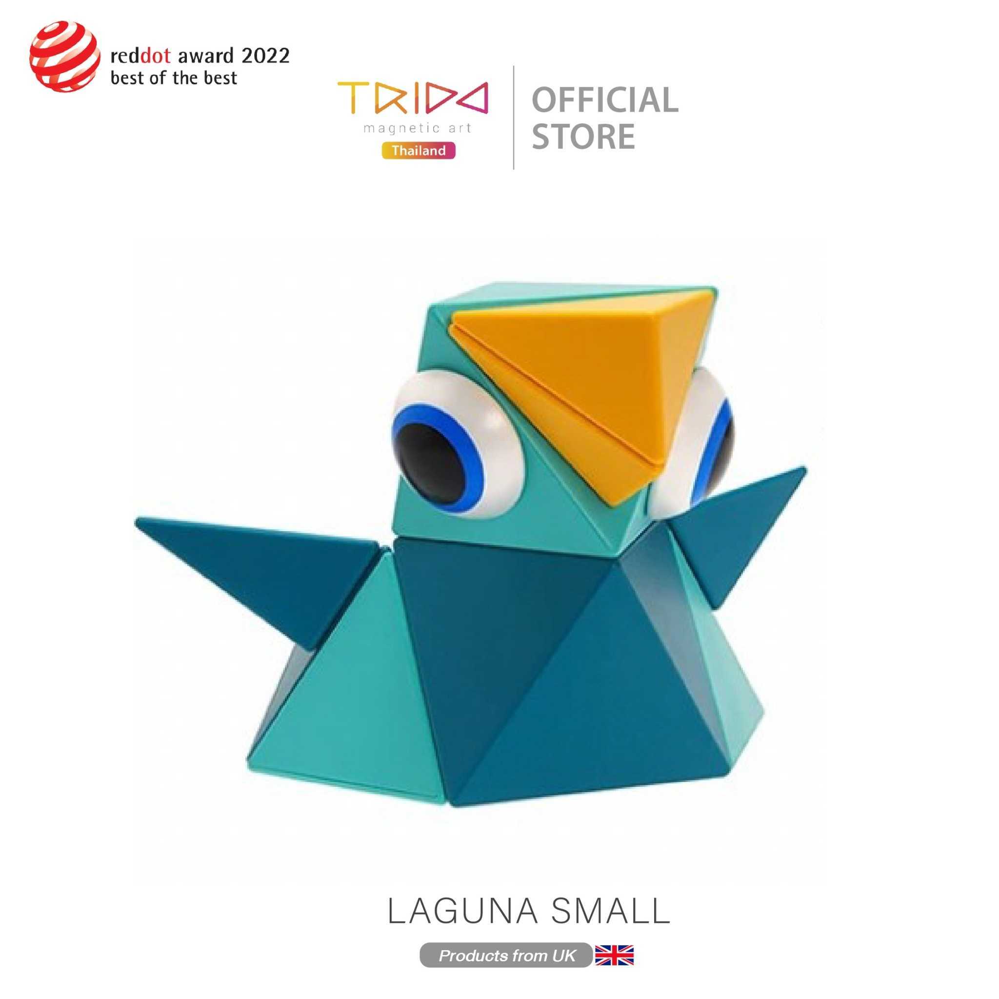 Trido Laguna - Small ตัวต่อแม่เหล็กเพลโต ลากูน่า 12 ชิ้น