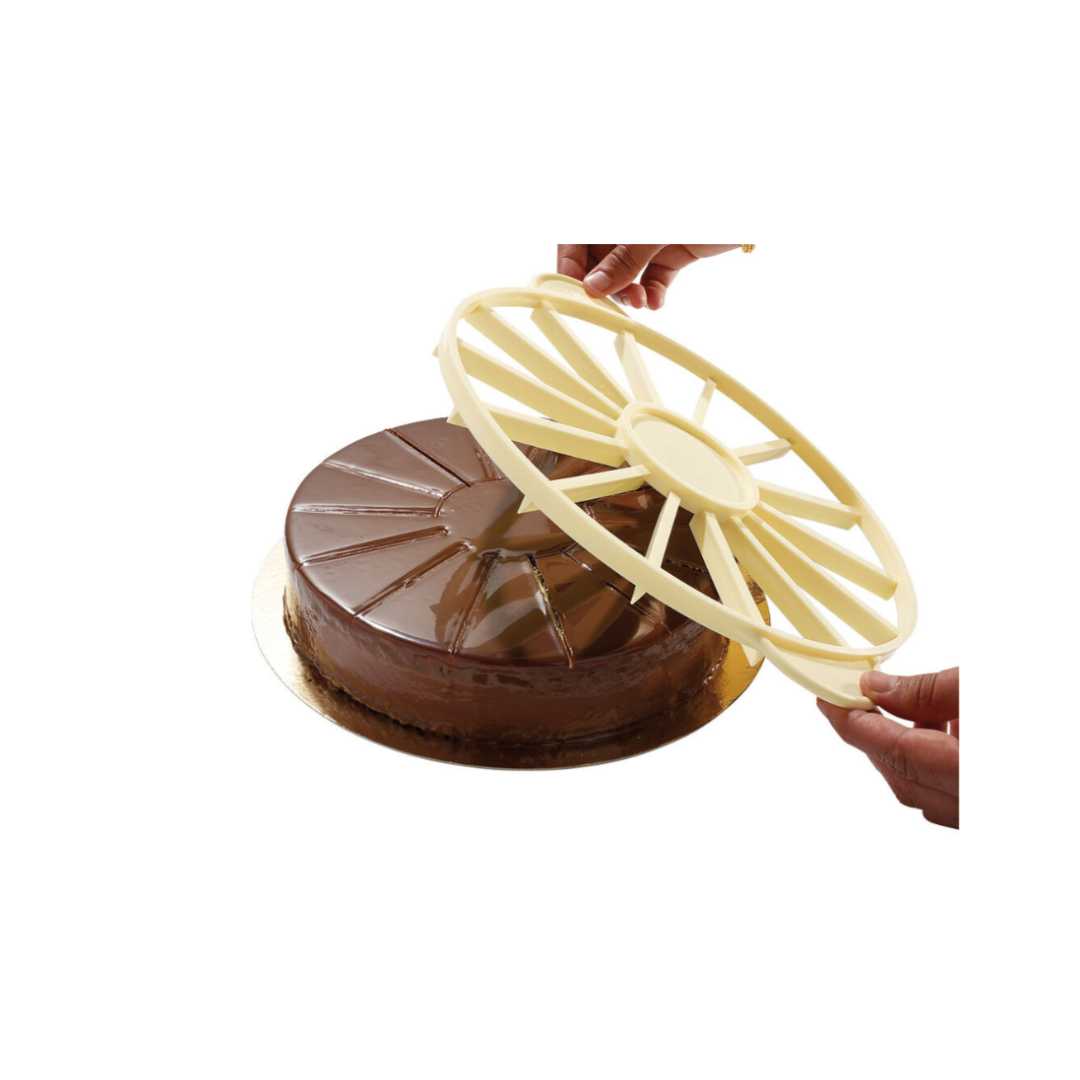 154051 POLYPROPYLENE CAKE DIVIDER DIAMETER 26.5 CM 14 SLICES