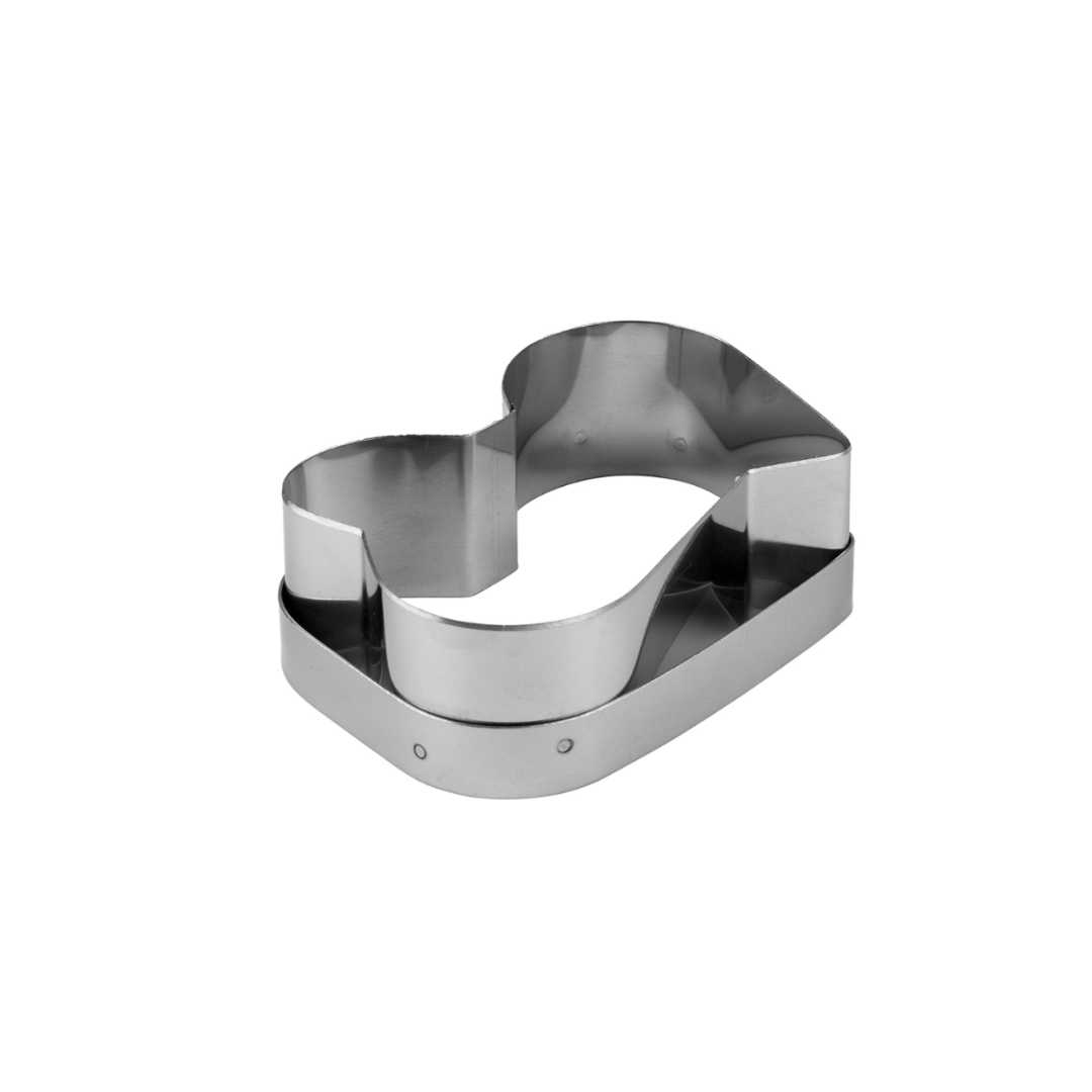 153045 STAINLESS STEEL INTERLACING HEART CUTTER 12 CM FOR FLEXIPAN 336091