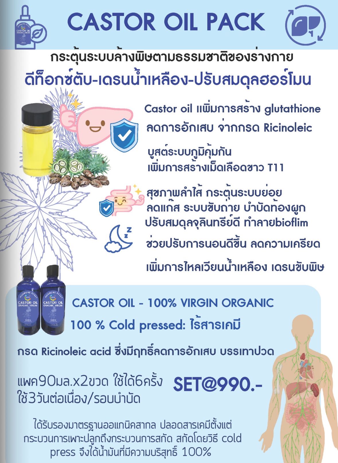 Castro oilPack detoxตับ
