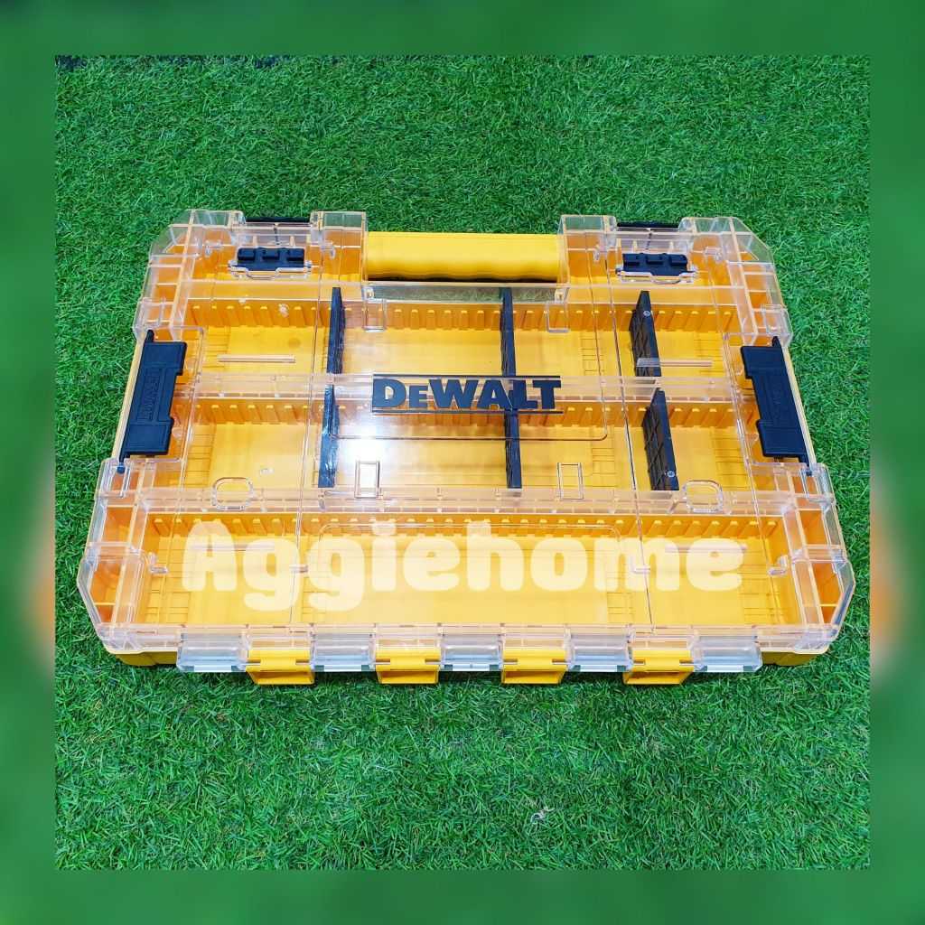 DEWALT กล่องอุปกรณ์ (Tough Case) TSTAK ขนาดใหญ่ รุ่น DT70839-QZ สามารถต่อกับกล่อง TSTAK อื่น ๆ ได้