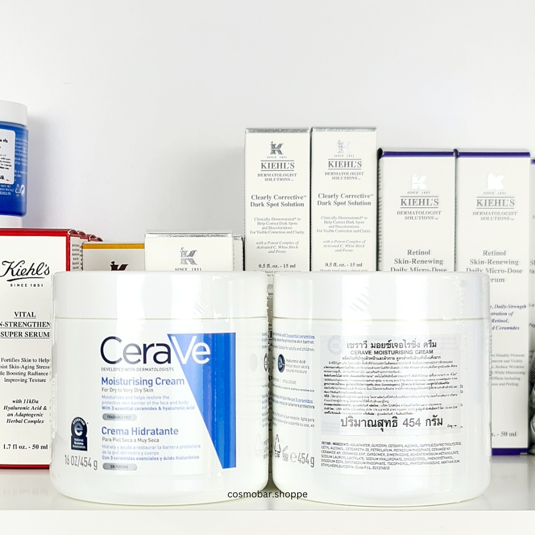 [ส่งตรงจากแบรนด์!] ครีมเติมความชุ่มชื้นสำหรับผิวแห้ง-แห้งมาก Cerave - Moisturising Cream 454g.