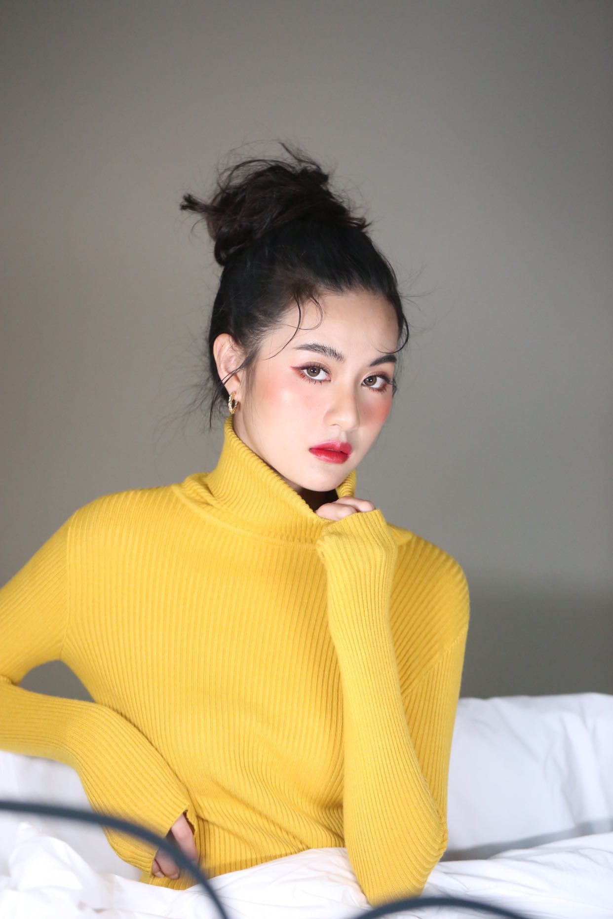 ไหมพรมคอเต่า เข้ารูป