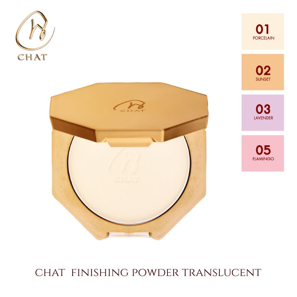 CHAT Finishing Powder-Translucent (ฉัตร แป้งฝุ่นอัดแข็ง)