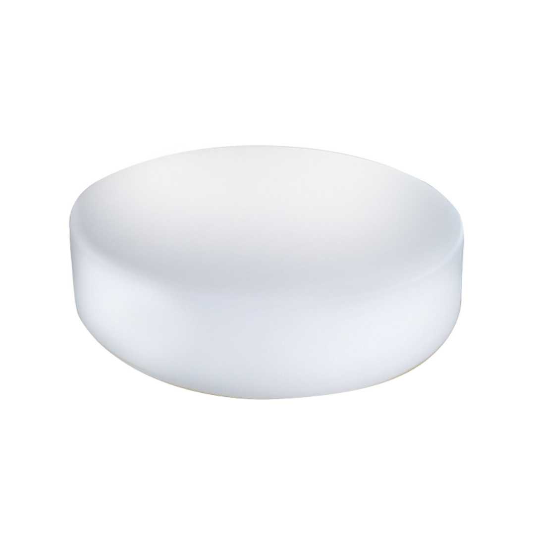 130101 PEHD 500 ROUND CHOPPING BLOCK DIAMETER 45 CM HEIGHT 14 CM WHITE