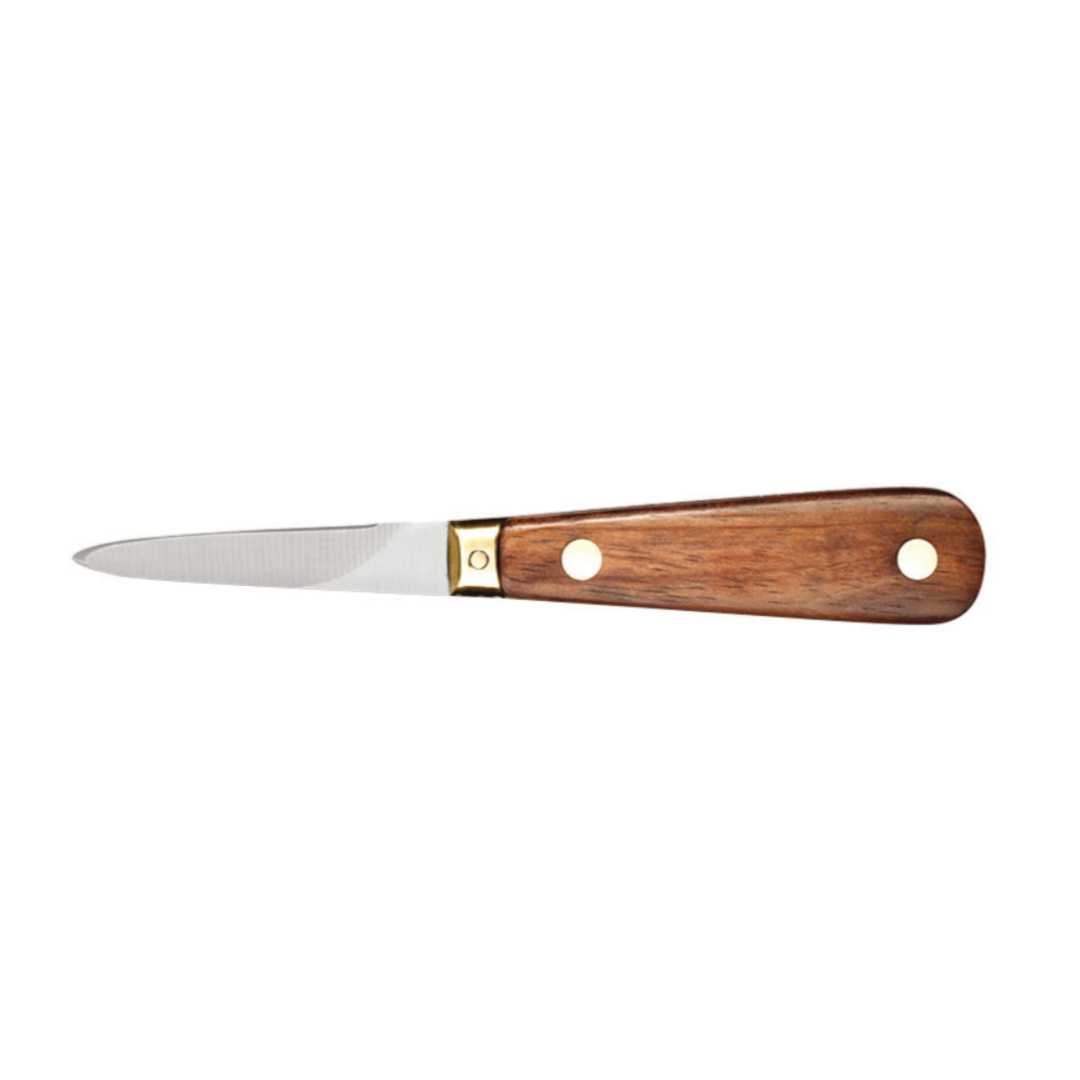 121042 OYSTER KNIFE WITHOUT GUARD ROSEWOOD HANDLE 16 CM