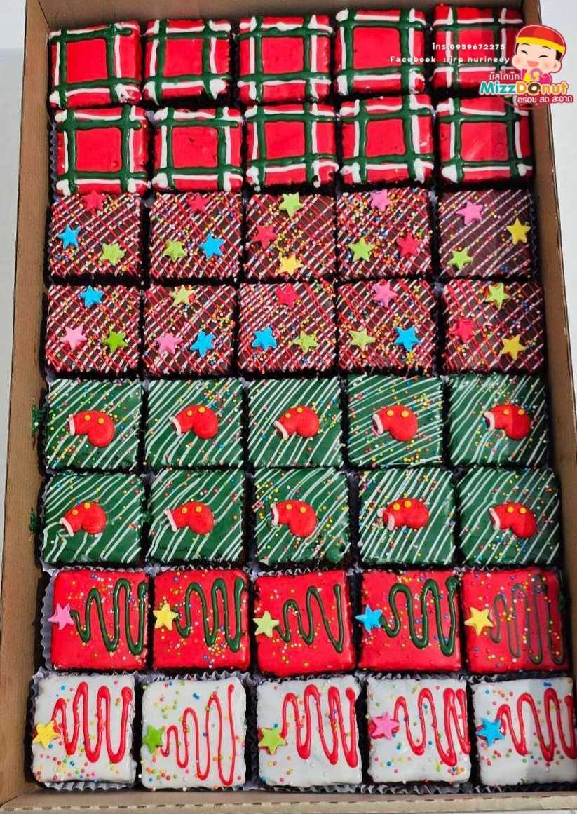BNบราวนี่xmas (40ชิ้น)