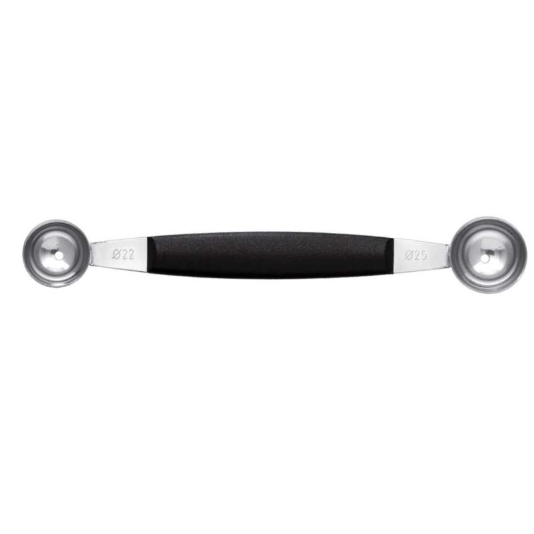 121009 MELON BALLER ROUND DOUBLE DIAMETERS 22 AND 25 MM