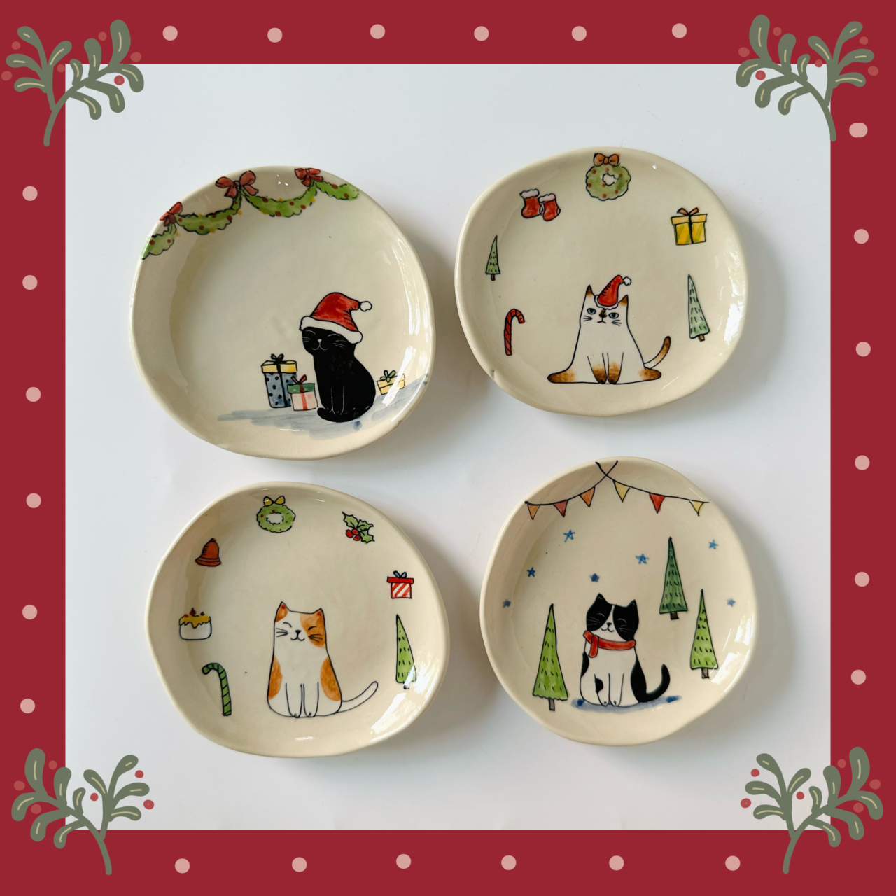 Christmas Handmade plate (Limited) 🎁✨