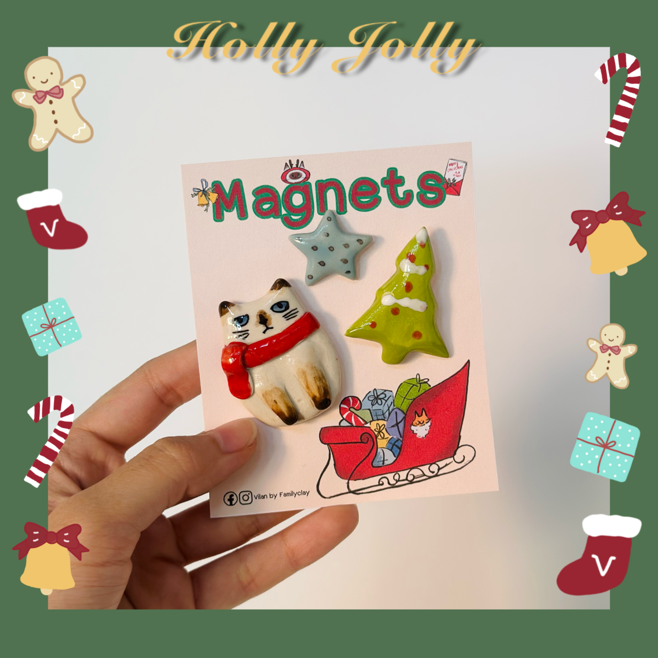 Christmas magnets (Limited) 🎁✨