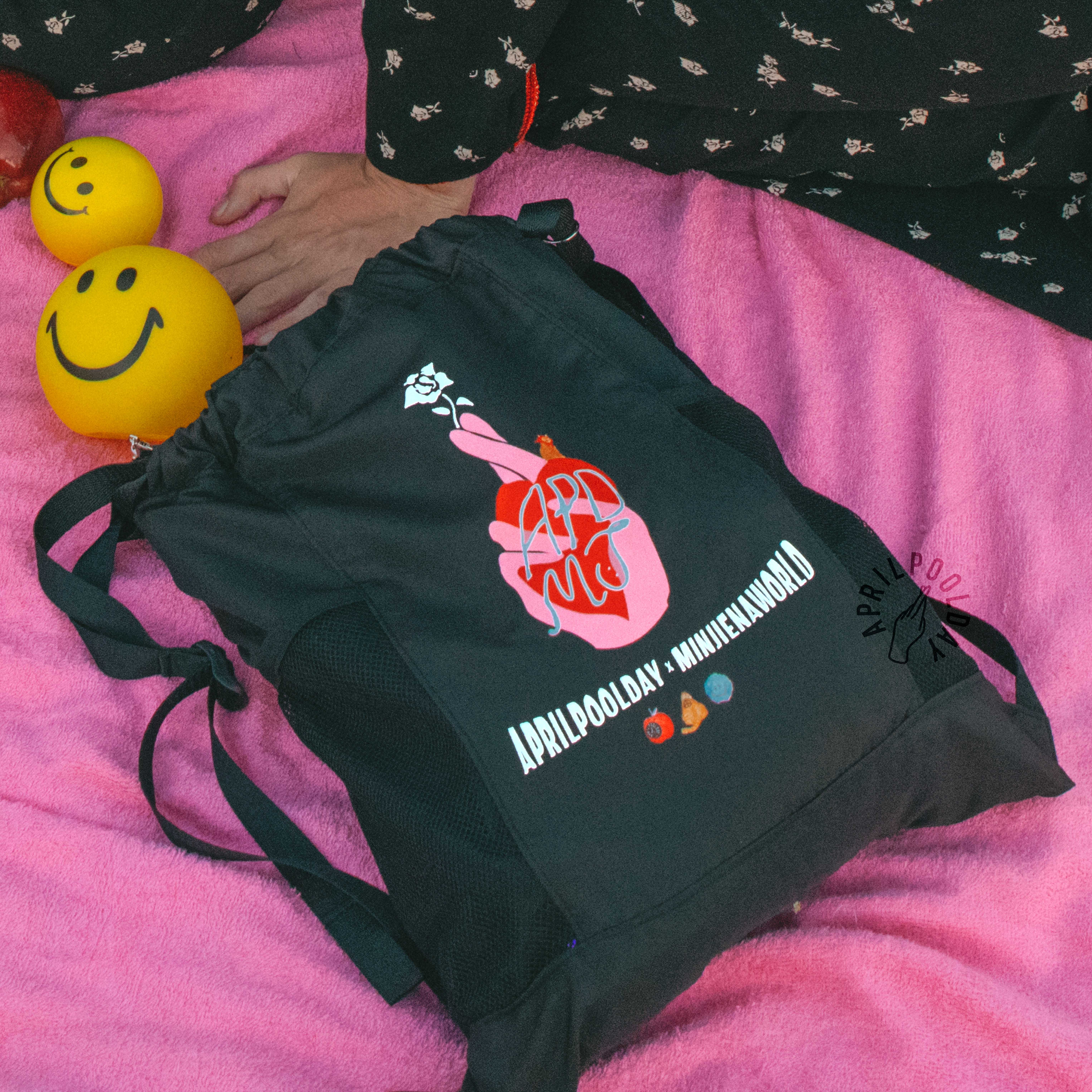 ESCAPE CLUB DRAWSTRING BACKPACK