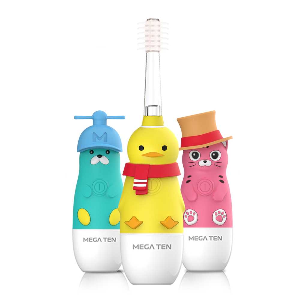 MEGA TEN Kids Sonic Toothbrush แปรงสีฟันไฟฟ้าโซนิคสำหรับเด็กเล็ก
