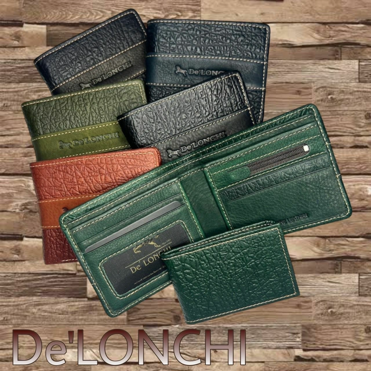 ✨✨ DÉ LONGCHI ✨✨ กระเป๋าสตางค์หนังวัวแท้ 100 %