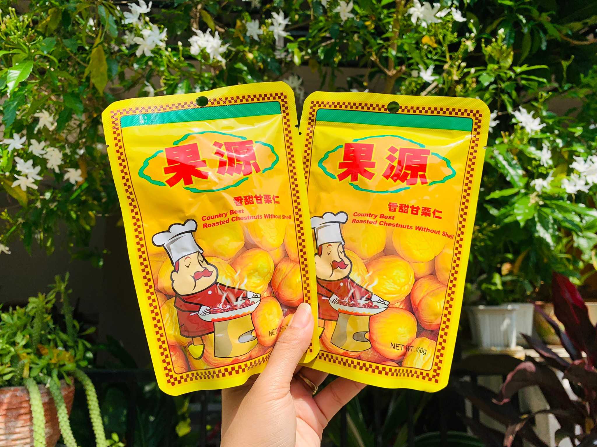 เกาลัด เกาลัดเจ กอหยวน 3 ห่อ 119 เกาลัดอร่อย ขนาด 100 กรัม ขายดี อาหารเจ #เกาลัด