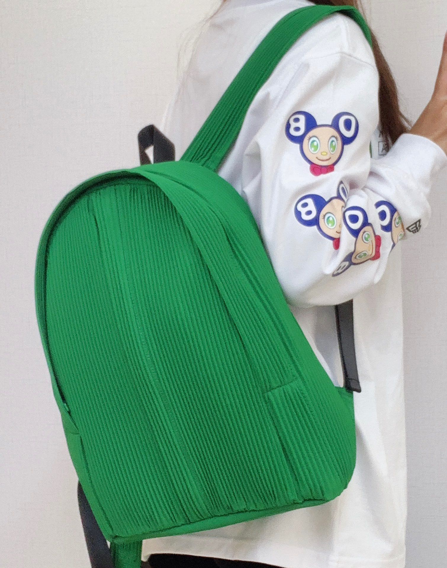 UBP002-Pleated Back Pack Bag