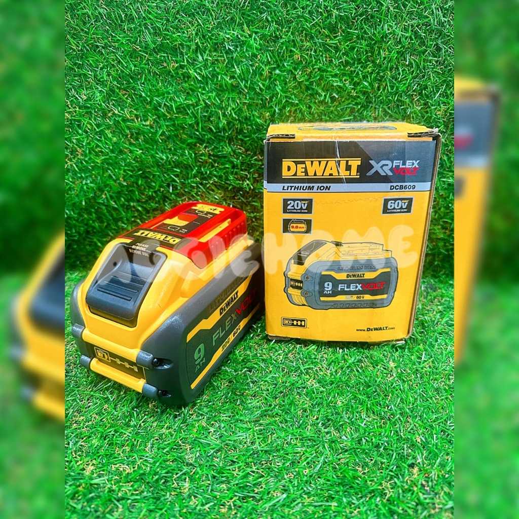 DEWALT แบตเตอรี่ Li-ion Flexvolt รุ่น DCB609 (ขนาด 9Ah) กำลัง 60V/20V./ แบตเตอรี่ลิเธียมไอออน