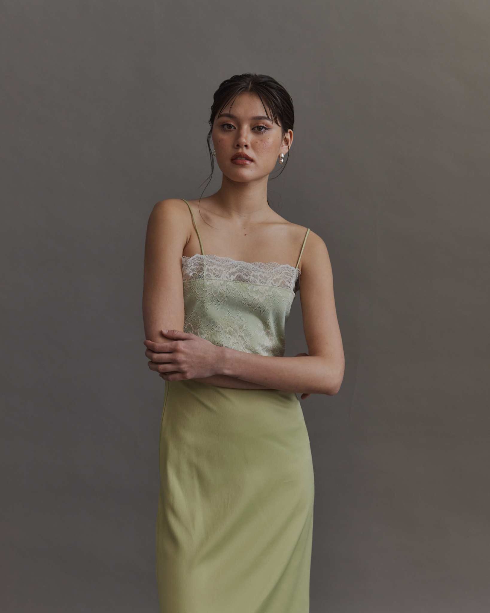 Weekend begins - Lenny satin dress