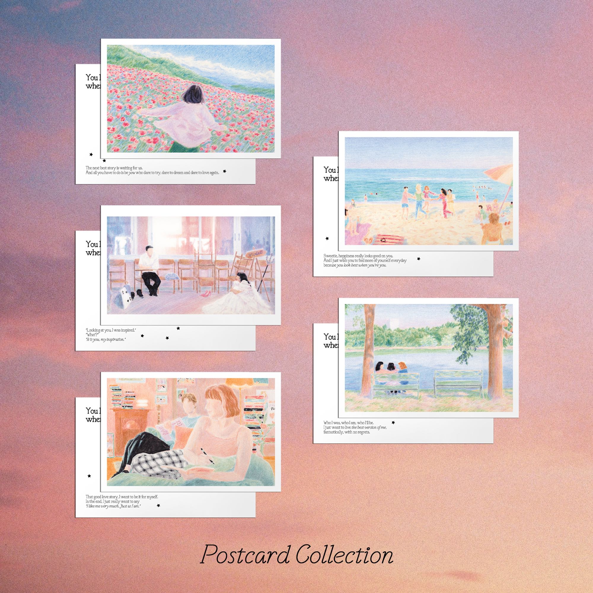 ☆ You look Best! : Postcard Vol.1 Hues of You