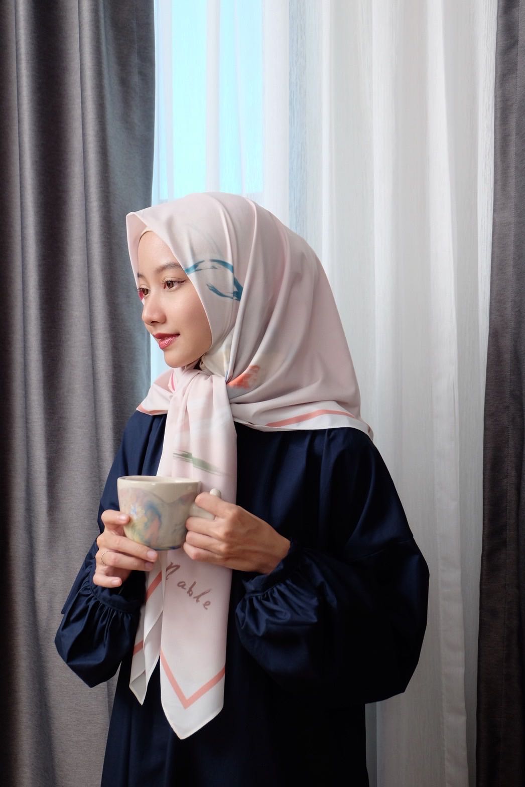 Gift set Promotion 🎁 Signature printed scarf + Mug Set