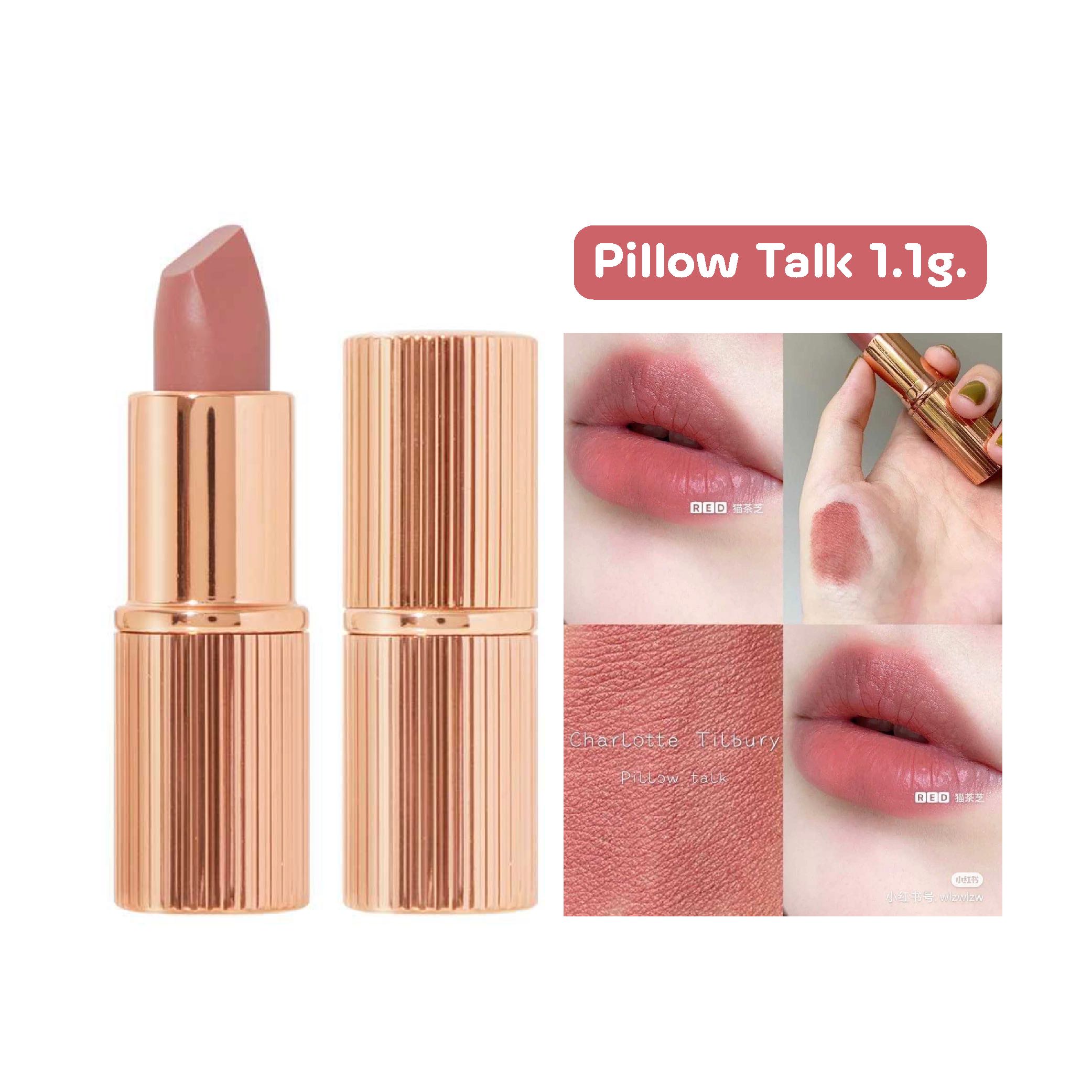 Charlotte Tilbury Matte Revolution Lipstick สี Pillow Talk 1.1g (no box)