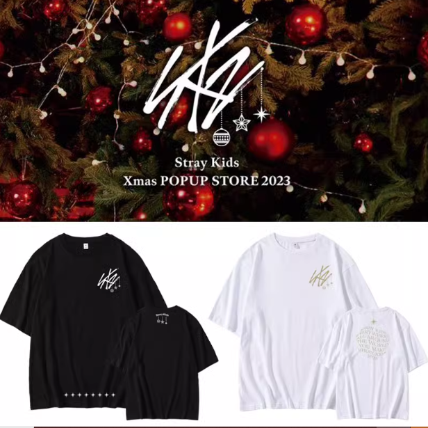 Pre-Order | เสื้อยืด Stray Kids : Xmas POPUP STORE 2023