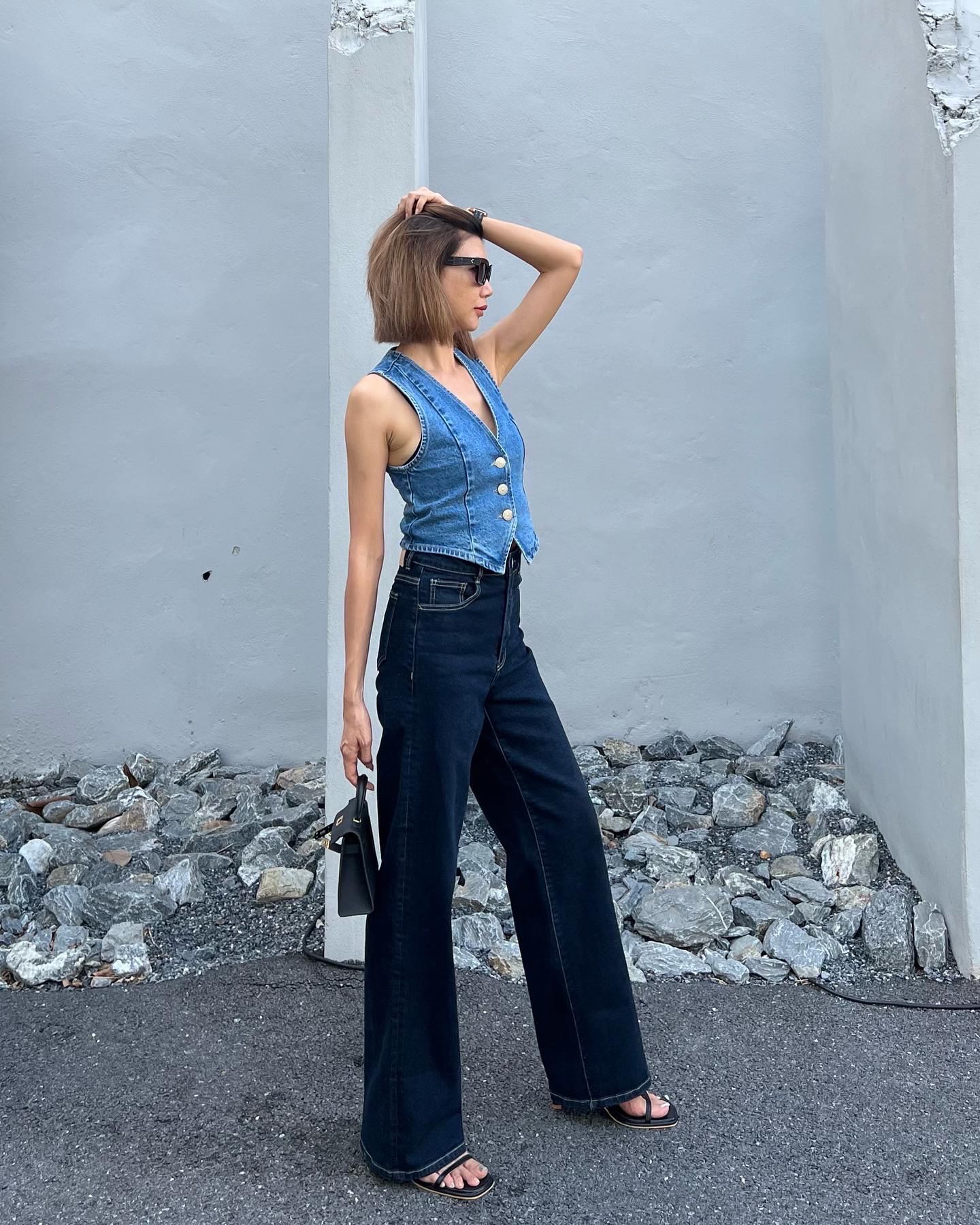 Aevelyn Jeans กางเกงยีนส์รุ่น Richy Midnight Blue