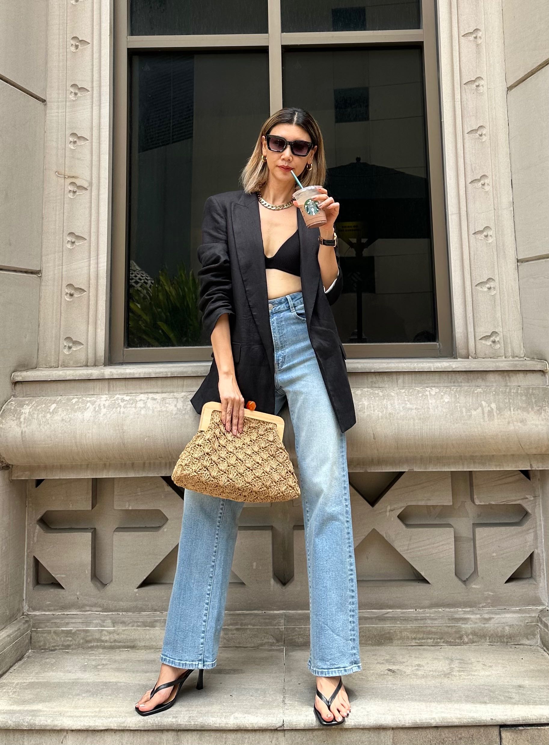 Aevelyn Jeans กางเกงยีนส์รุ่น Richy Light Blue