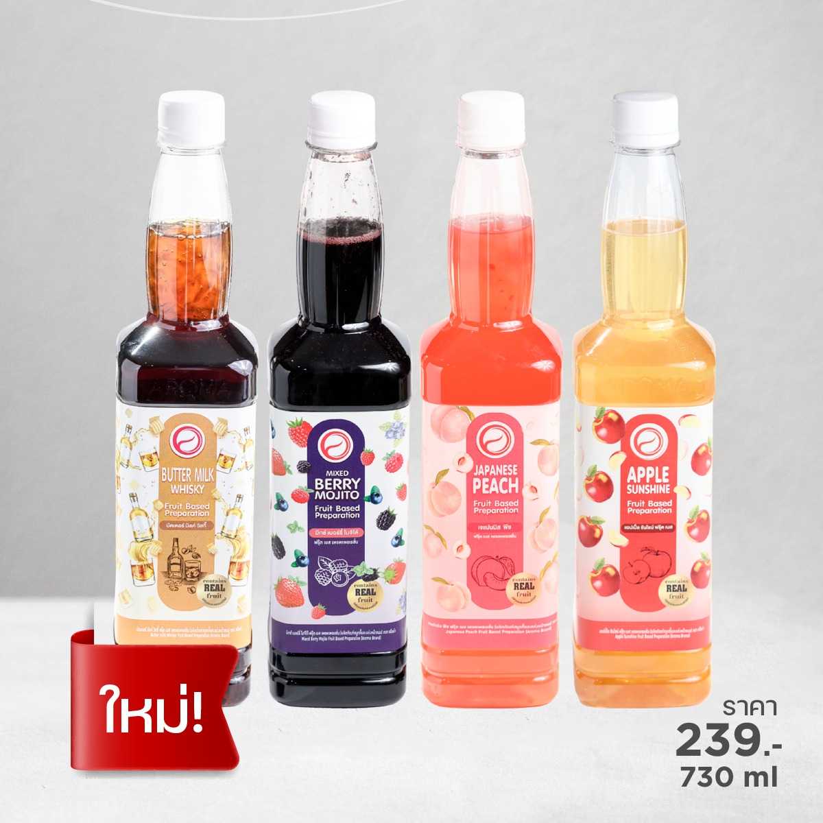 น้ำผลไม้เข้มข้น Fruit Based Preparation