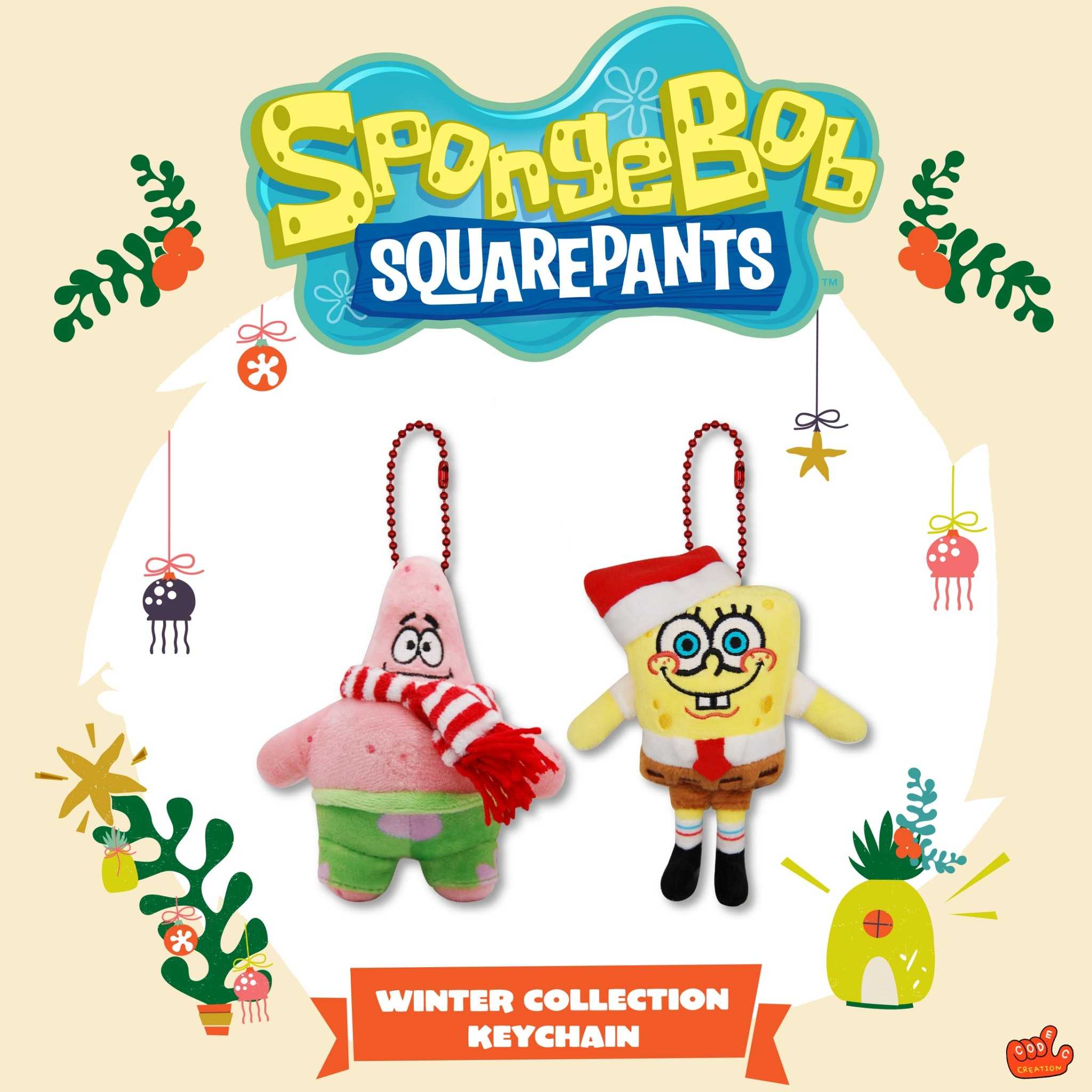 SpongeBob SquarePants Winter Keychain