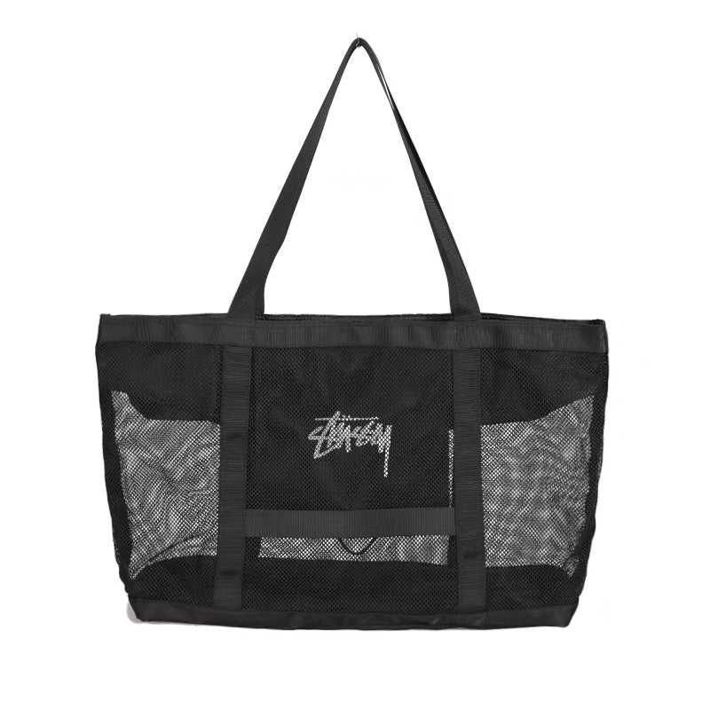 (สินค้าพร้อมส่ง) Stussy mesh beach tote bag