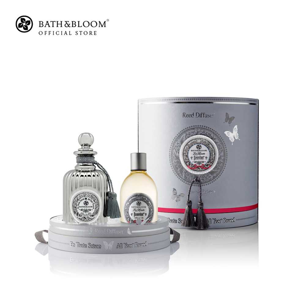 BATH & BLOOM Janvier (January) Reed Set - Chrome 300ml. ชุดน้ำมันหอมระเหยปรับอากาศภายในบ้าน